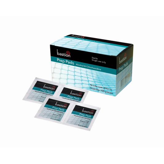 Bastion Pacific | Prep Pads - Alcohol & Chlorhexidine